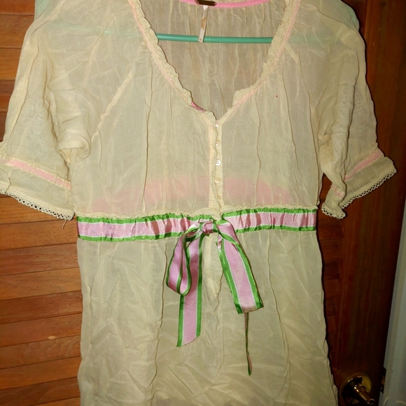 Free People Tops - Free People Blouse Size 8